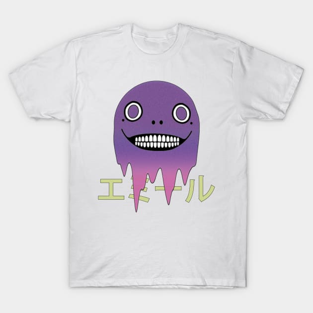 Emil Head Nier (Purple) T-Shirt by chortlzdesigns